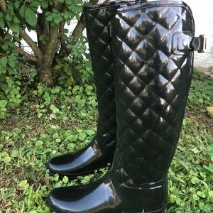 Hunter Refined High Gloss Rain Boot